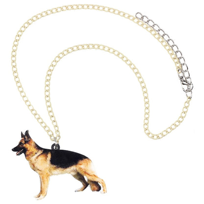 Dog Necklace Pendant Collier Jewelry