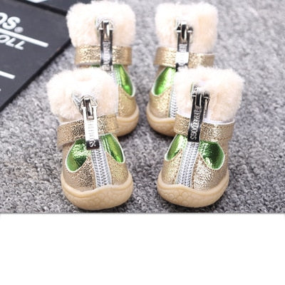 Love Bling Winter Shoes Boots For Puppy