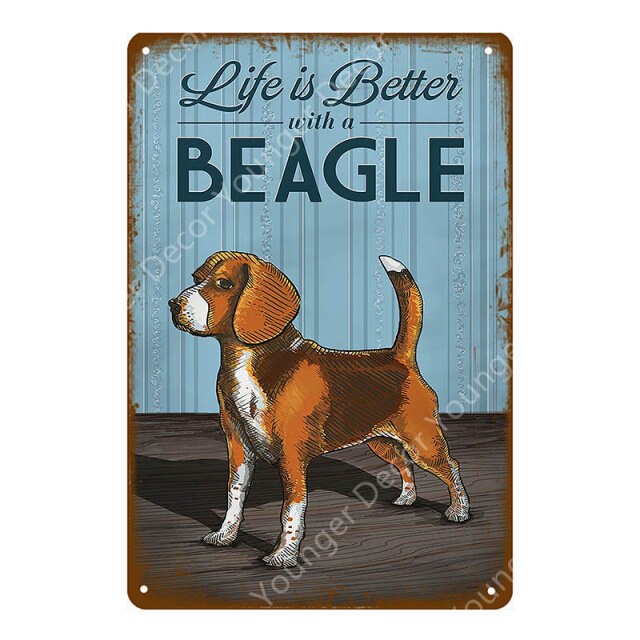 Cute Dog Teddy Beagle Poster