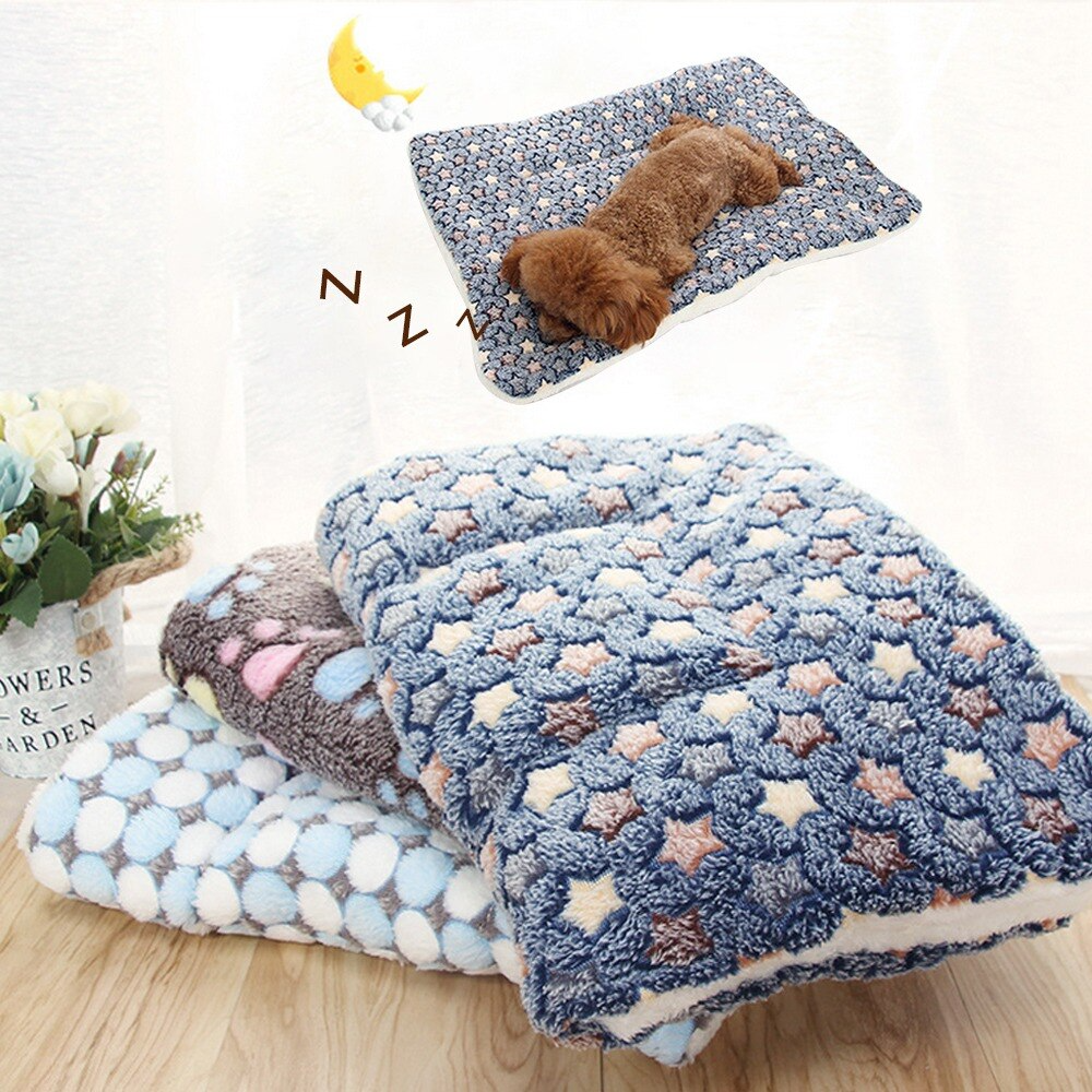 Dog Bed Soft Blanket Dog Cushion
