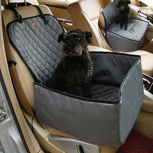 2 in 1 Car Front Pet Car Seat Cover