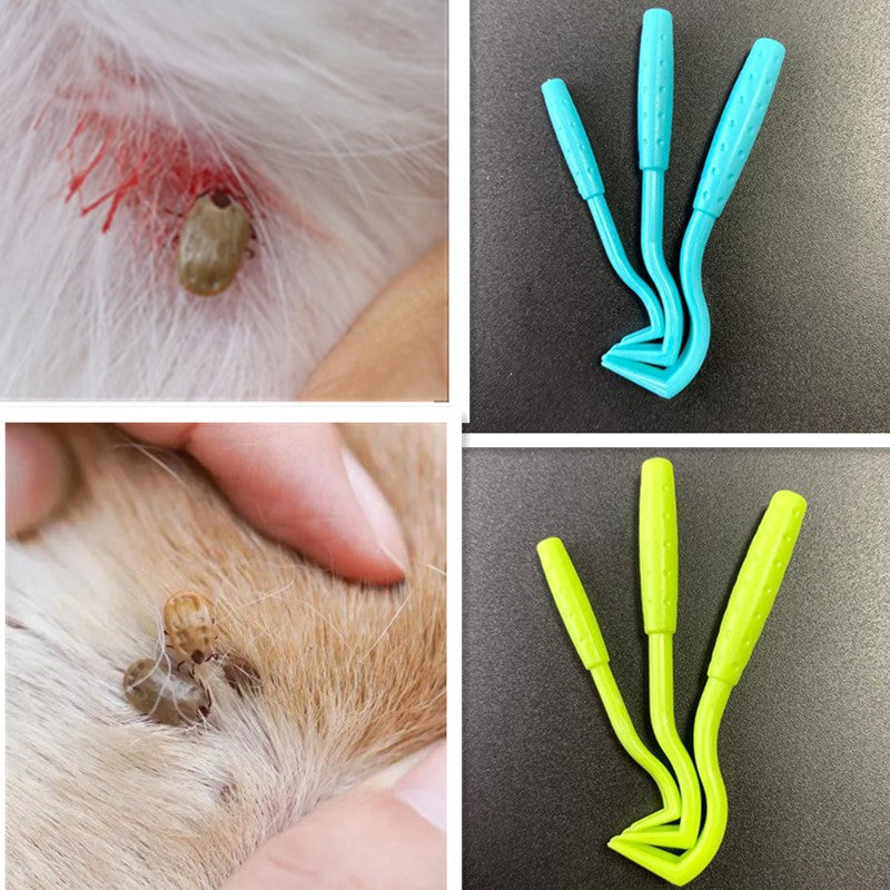 Pet Tick Twist Remover Hook Picker Flea Scratching Extractor Dog Bed