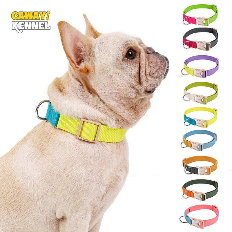 Dog Head Collar Tactical Quick Adjust Release Nylon Dog Bed & Supplies