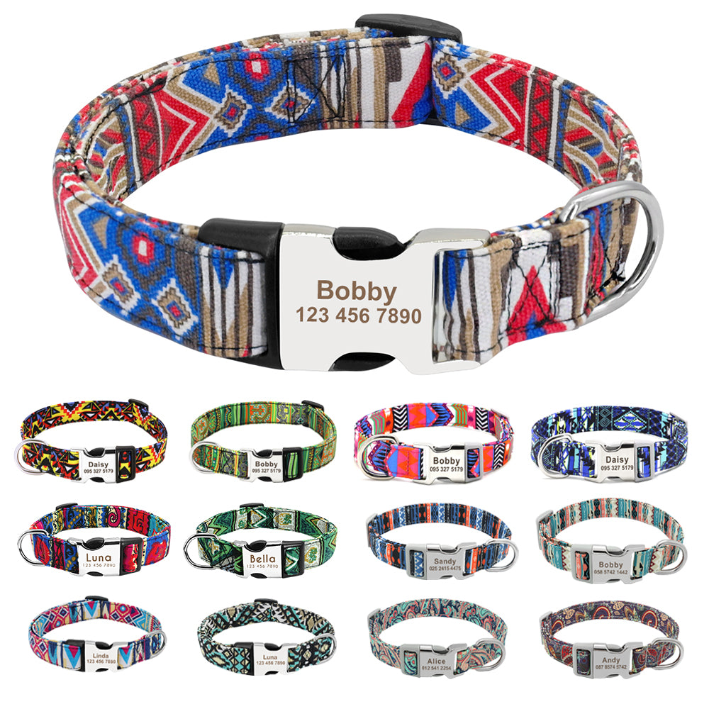 Custom Engraved Dog Collar Accessories