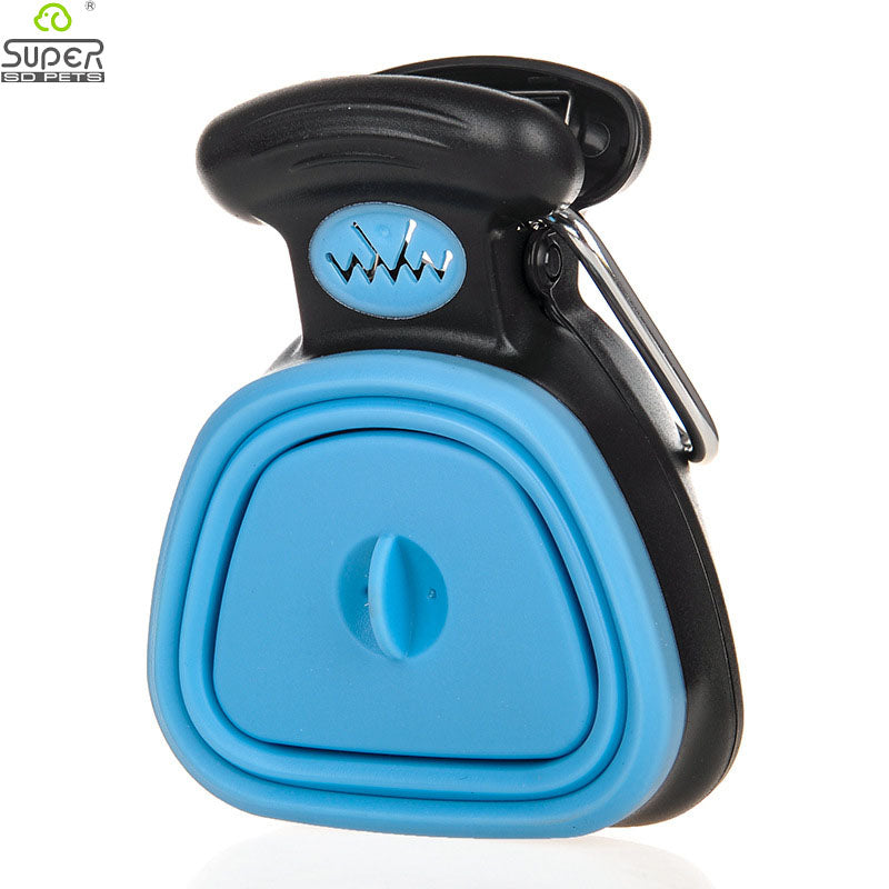 Dog Pet Travel Foldable Pooper Scooper One-handed Pick-ups