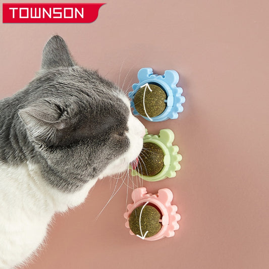 Healthy Cat Catnip Toys Ball Cat Candy Licking Snacks