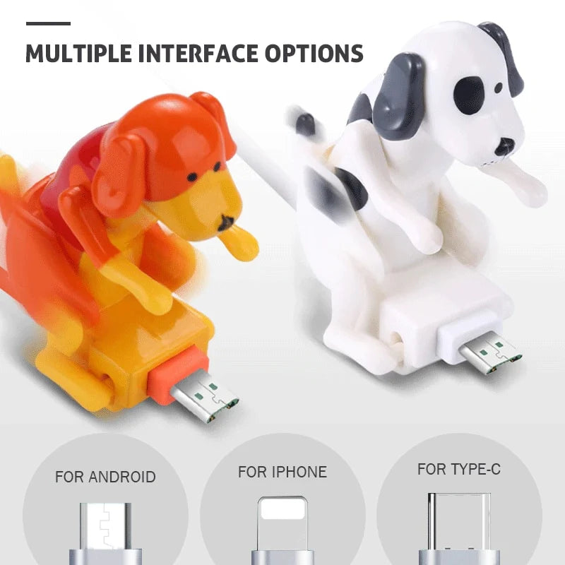 Funny Humping Dog Fast Charger Date Cable