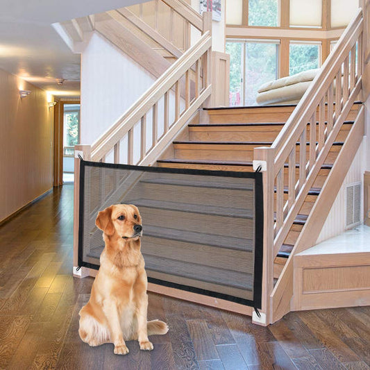 Dog Gate Ingenious Mesh Dog Fence For Safe Pet