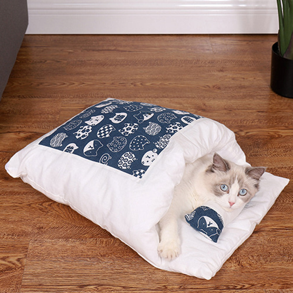 Japanese Style Pet Quilt Breathable Sleeping Bag