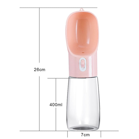 Pet Water Bottle Feeder Bowl Portable Water