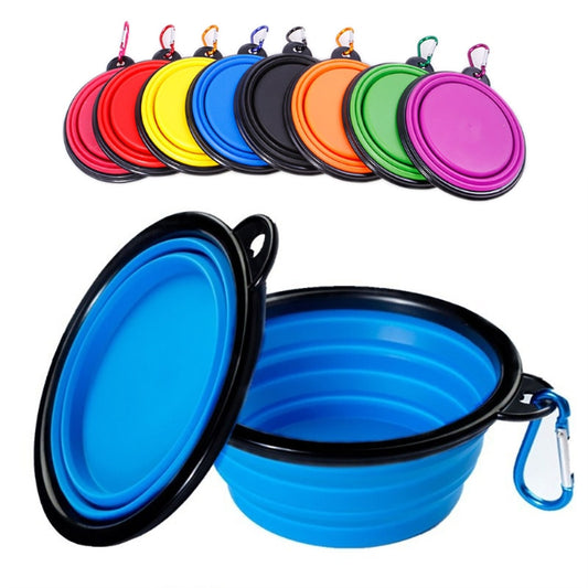 Foldable Silicone Pet Bowl Portable Food Container