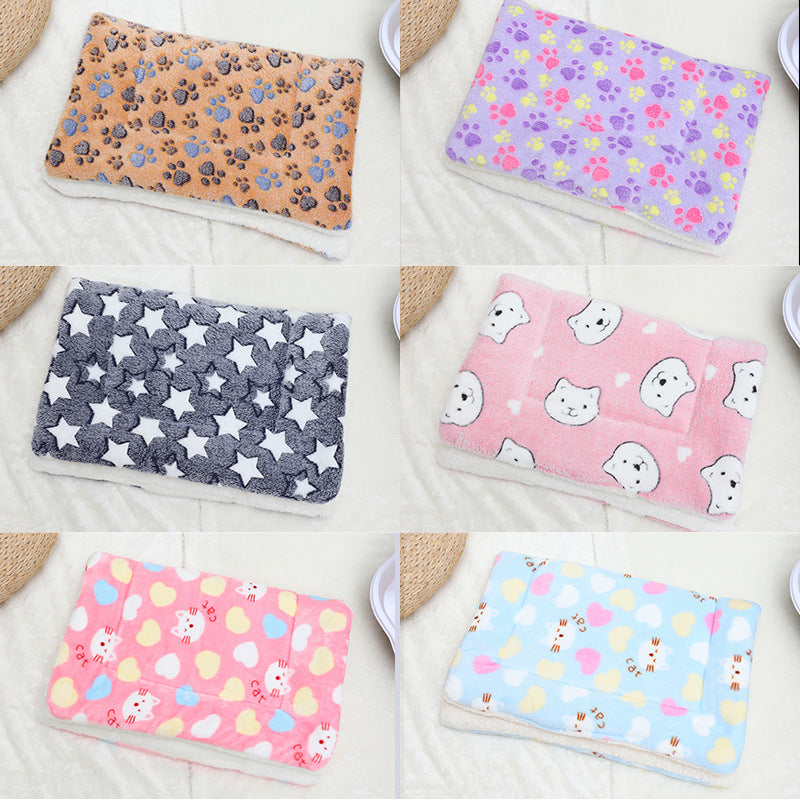 Soft Flannel Thickened Pet Soft Pad