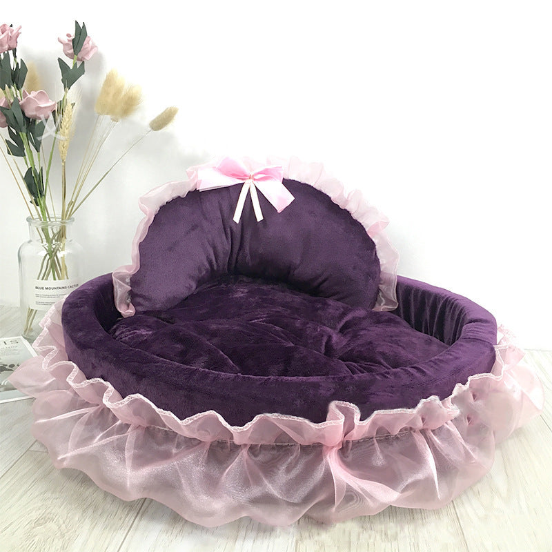 Welcome to the Enchanted Pet Bed Princess Dog Nest Fantasy