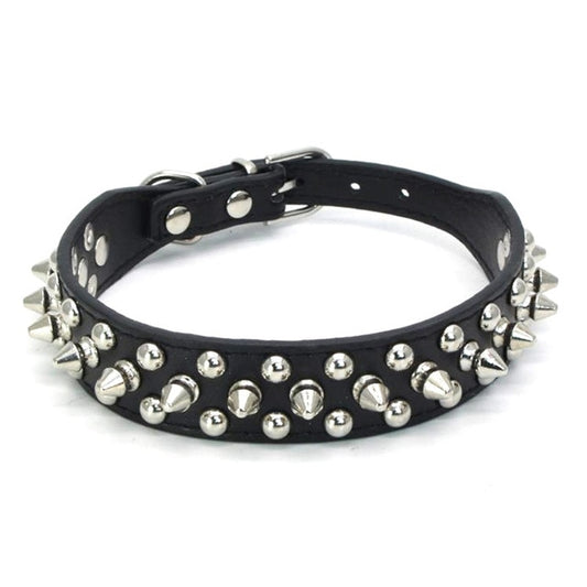Enhance Your Pet’s Safety and Style with the Anti-Bite Spiked Studded Pet Dog Collar