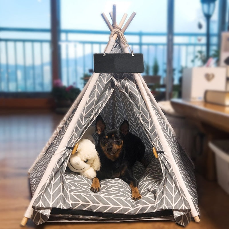 Discover the Ultimate Cozy Retreat for Your Pet The Pet Teepee Dog & Cat Bed