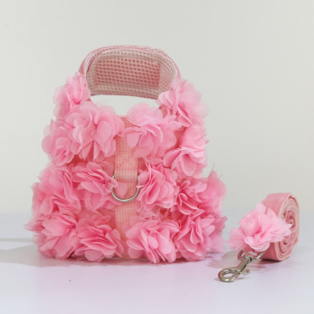 Elevate Your Pet's Style with the Diamond Dog Harness and Leash Set