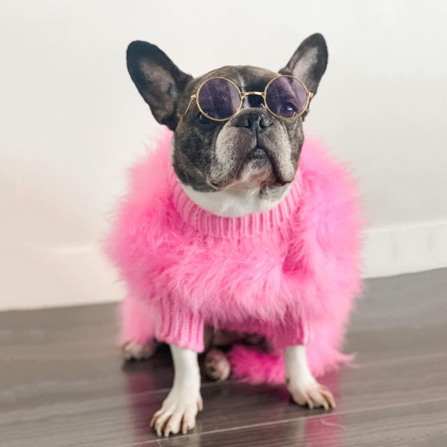 Elevate Your Chihuahua's Winter Style with the Pet Clothes Winter Warm Dog Sweater