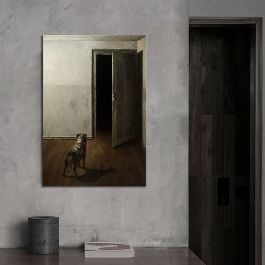 Elevate Your Bedroom Décor with Dragan Bibin Dog Artwork Oil Paintings