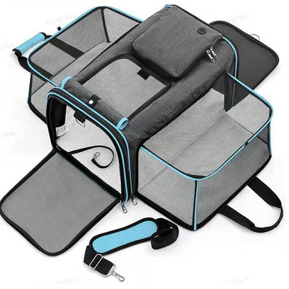Portable Large Capacity Portable Pet Bag Breathable And Expandable