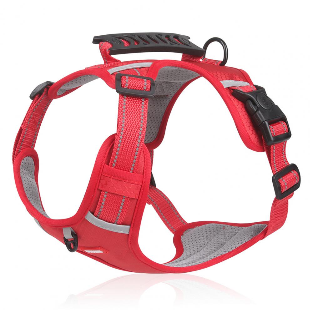 Nylon Dog Harness No Pull Breathable Reflective Pet Harness