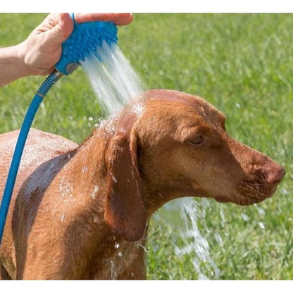 Pet Bathing Gloves Outdoor Shower Dog Bath Silicone Nozzle