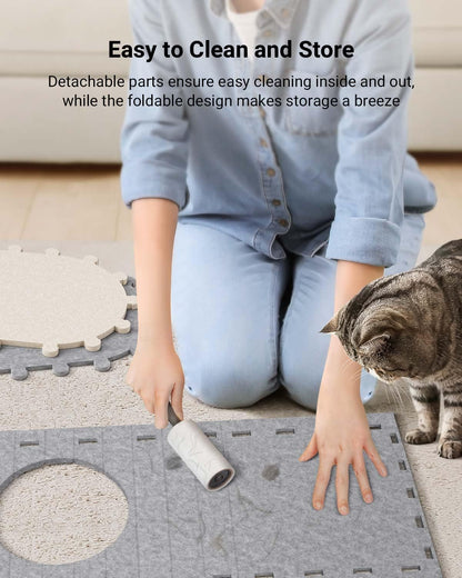 Cat House For Indoor Cats Cat Bed Cave For Multiple Scratch