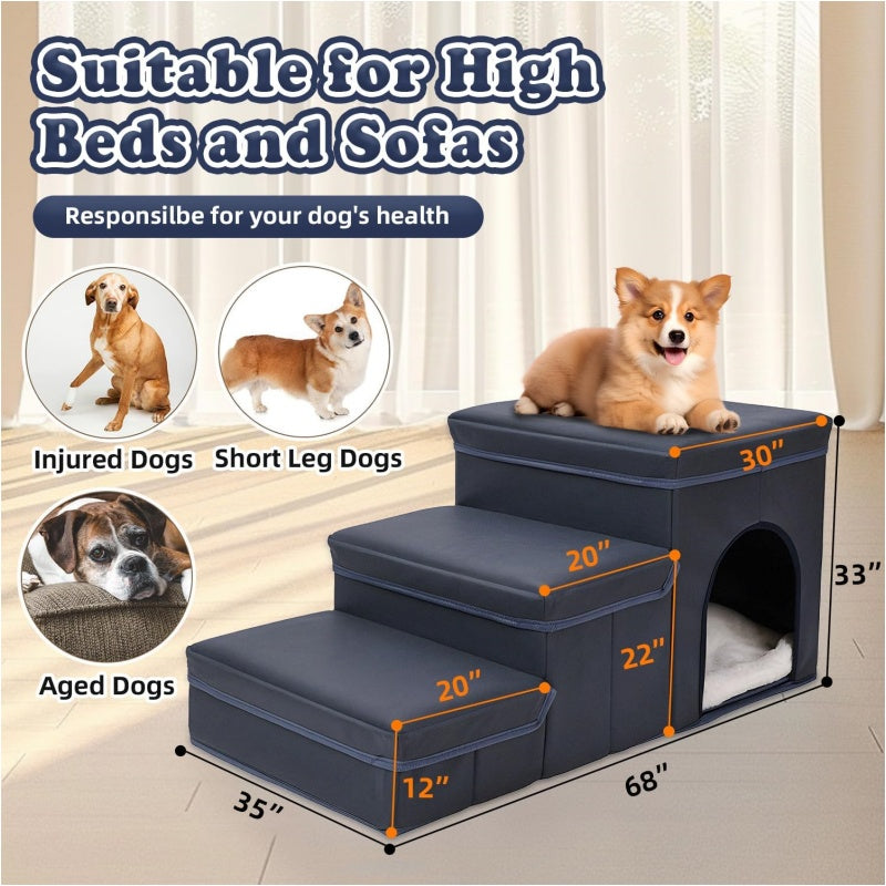 Foldable Dog Stairs Dog Breed Ramp