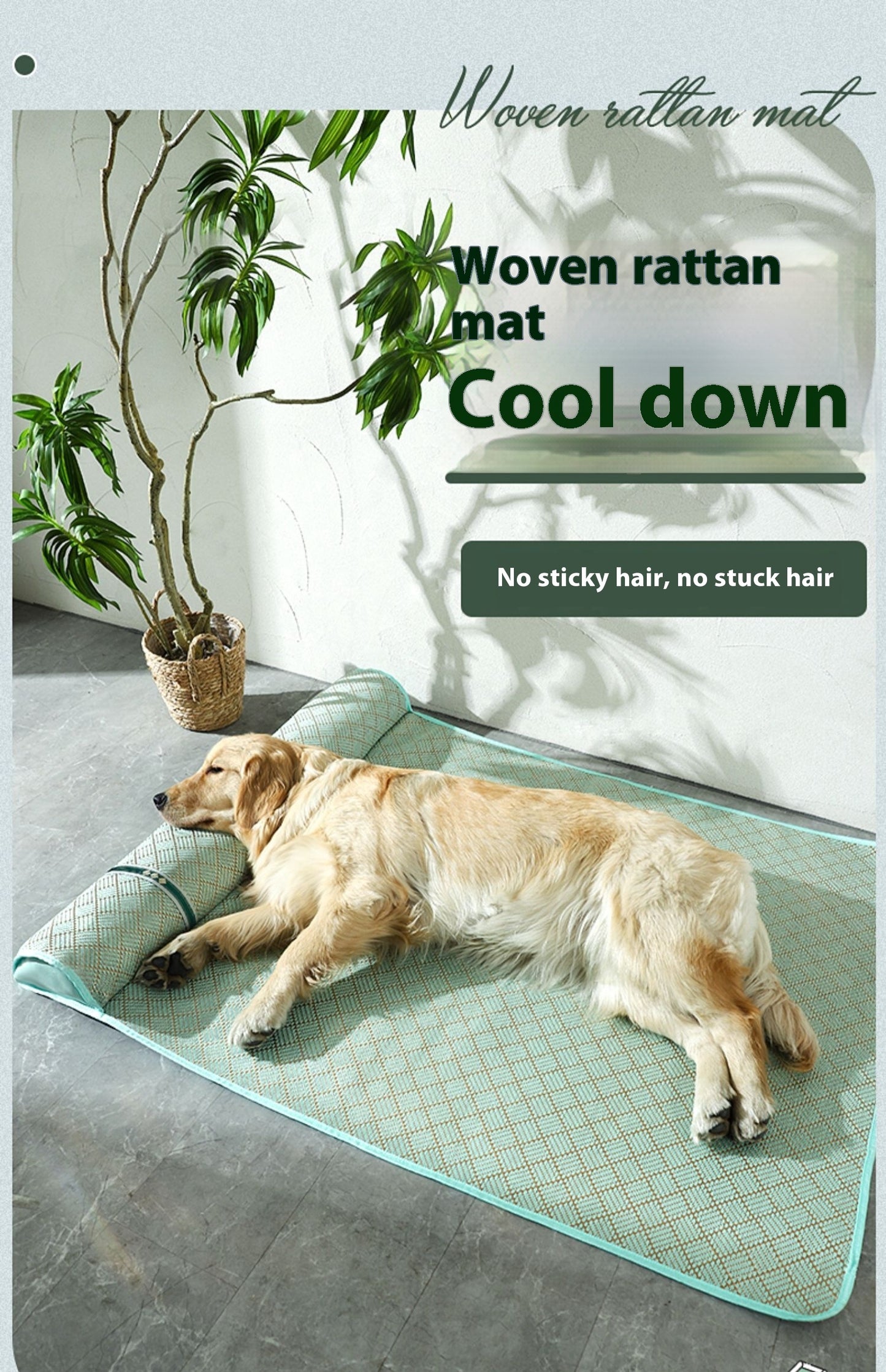 Dog Mat Kennel Summer Pet Mat Large Dog