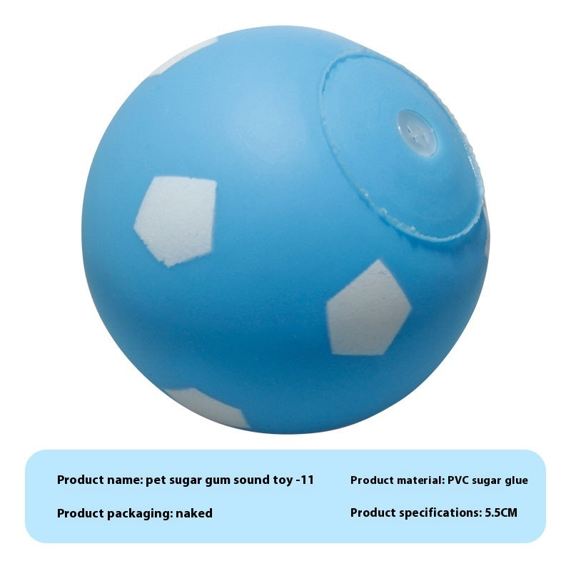 Pet Sound Rubber Simulation Bite-resistant Ball