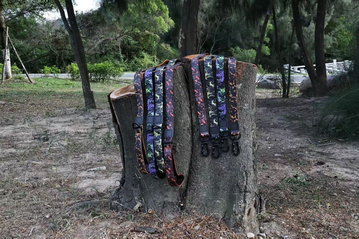 UV Printing Camouflage Embossed Pet Leash Set