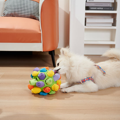 Dog Sniffing Ball Puzzle Toys Inscrease IQ Slow Dispensing Feeder