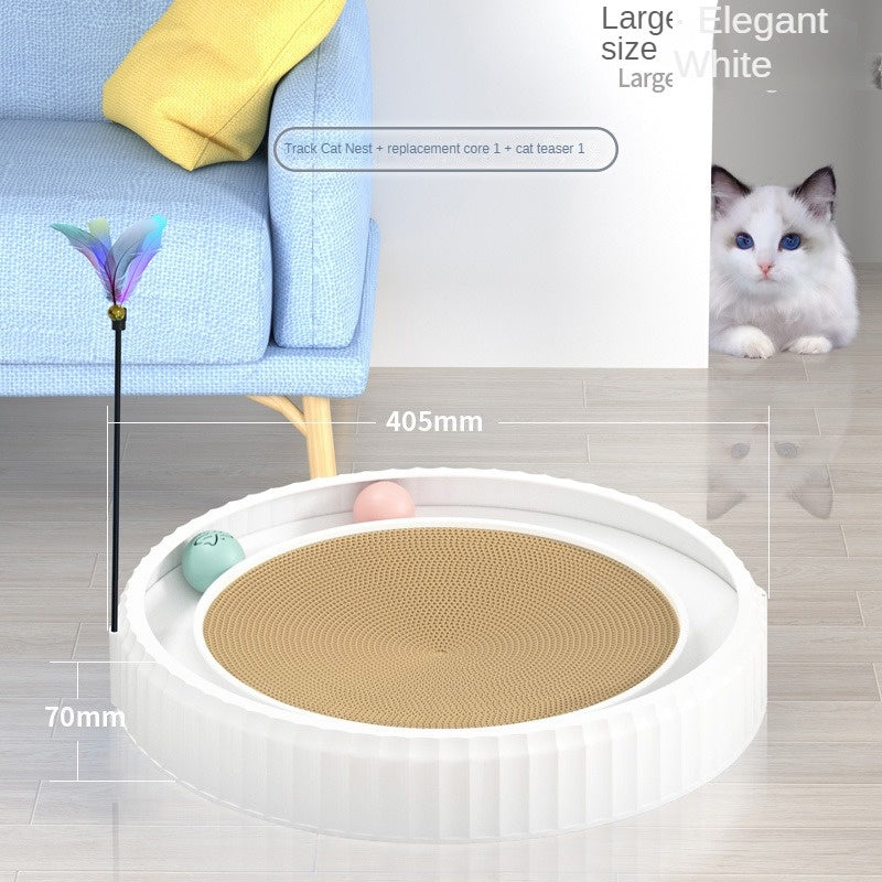 NEW Round Cat Scratching Board Wear-resistant Anti-scratch