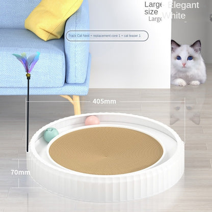 NEW Round Cat Scratching Board Wear-resistant Anti-scratch