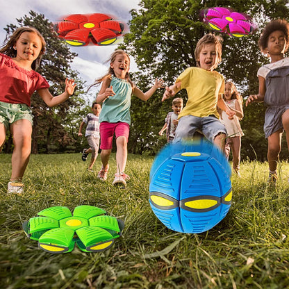 Pet Toy Flying Saucer Ball For Dogs 6 Lights Flying Saucer Ball