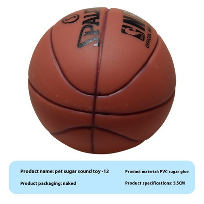 Pet Sound Rubber Simulation Bite-resistant Ball