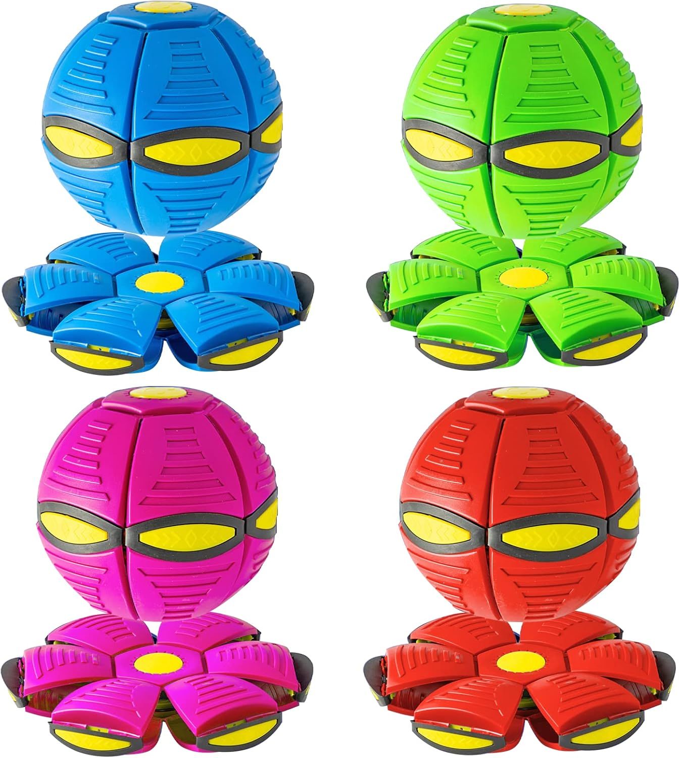 Pet Toy Flying Saucer Ball For Dogs 6 Lights Flying Saucer Ball
