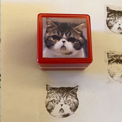 Custom-Made Pet Portrait Stamp DIY For Dog Figure Seal