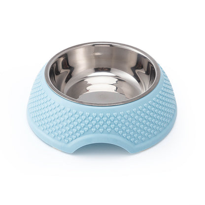 Cat Dog Bowl Stainless Steel Bowls Neck Feeder