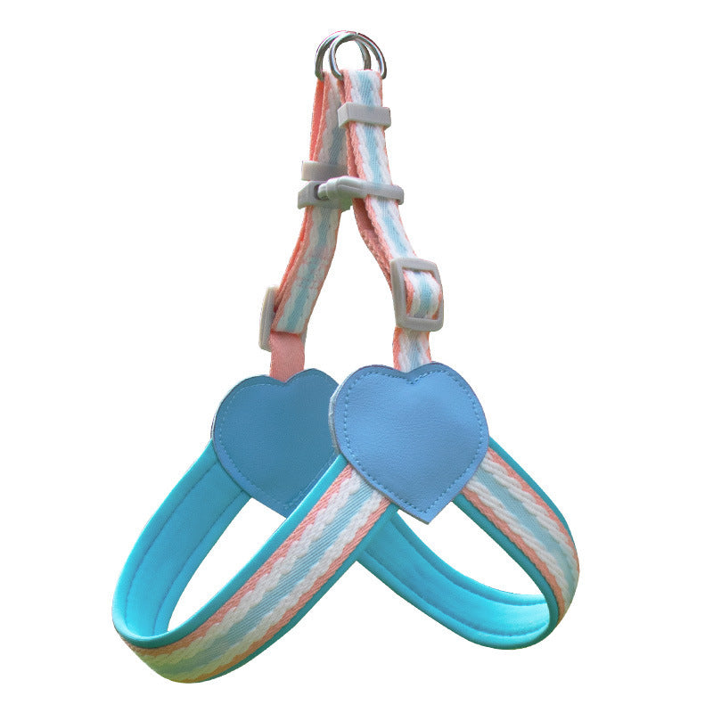 Dog Hand Holding Rope Vest Walking Chest Strap