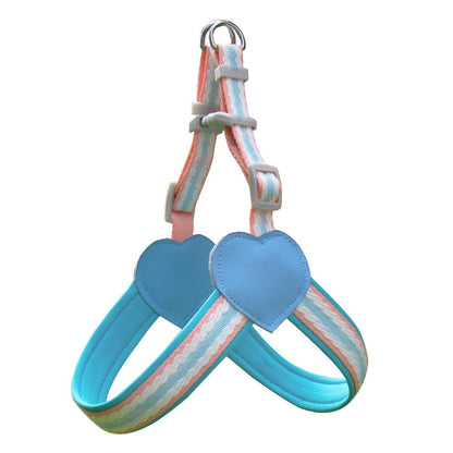 Dog Hand Holding Rope Vest Walking Chest Strap