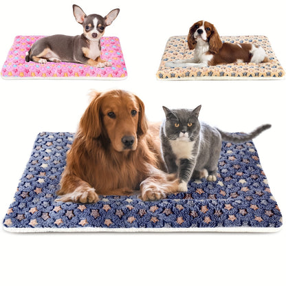 Pets Dog Bed Mat Crate Pad Soft Pet Bed Washable Crate Mat
