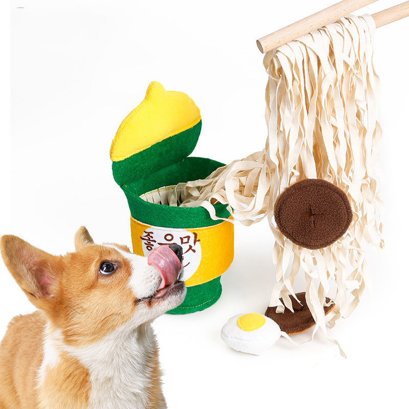 Instant Noodles Consume Energy To Relieve Boredom Dog Toys