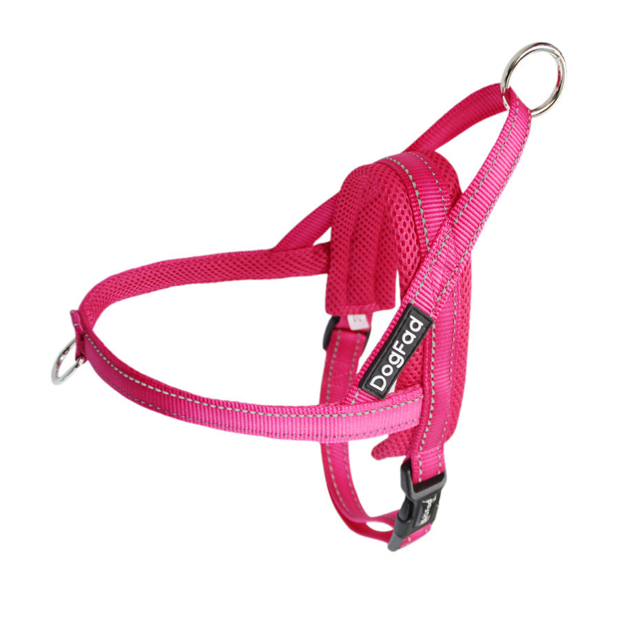 Pet outdoor chest harness traction rope