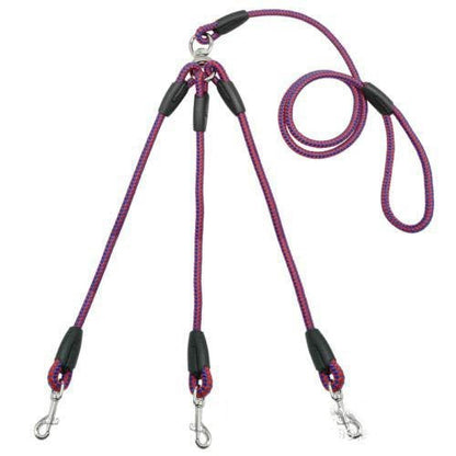 One for three pet leash