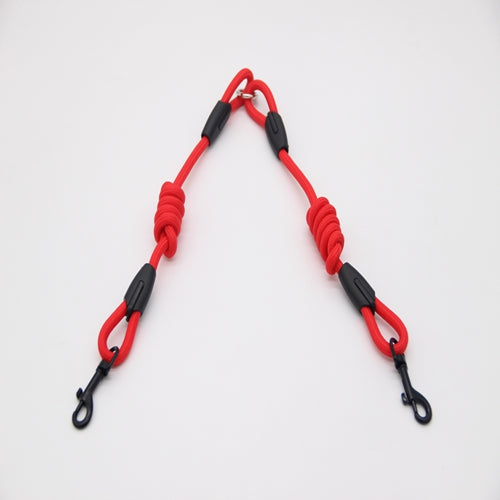Double traction rope dog walking training