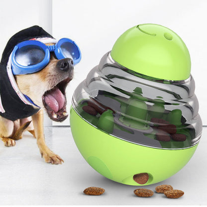 Dog Bites Toy Tumbler Feeder