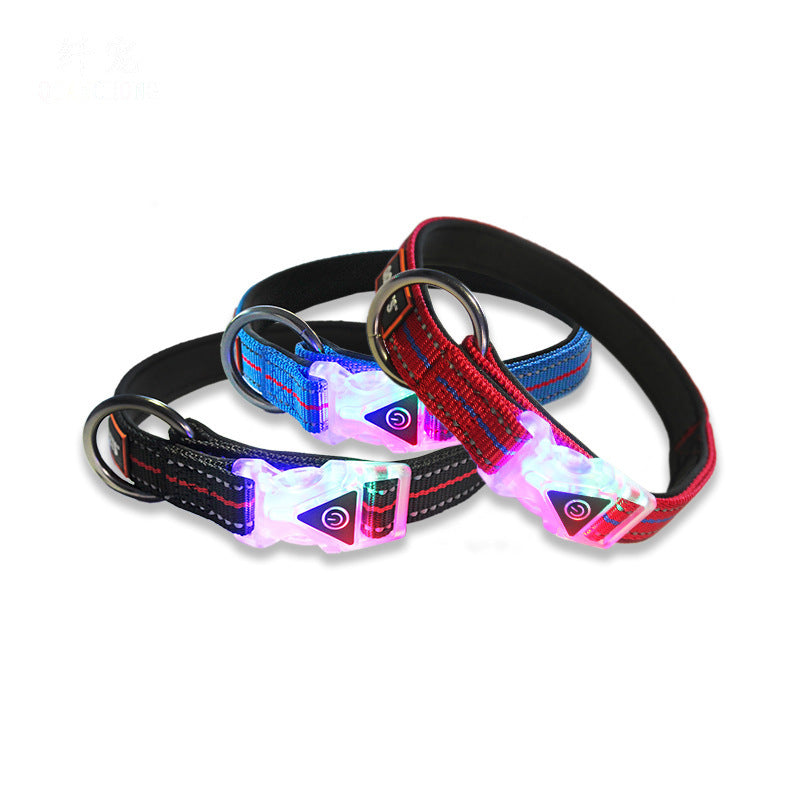 Pet LED luminous collar leash