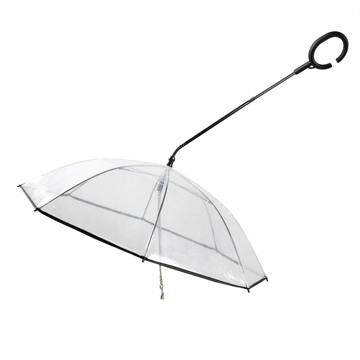 Transparent Pet Supplies Adjustable Pet C Type Umbrella