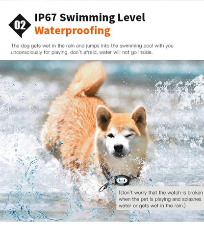 Mini Waterproof Dog GPS Tracker For Cats Pets With Collar