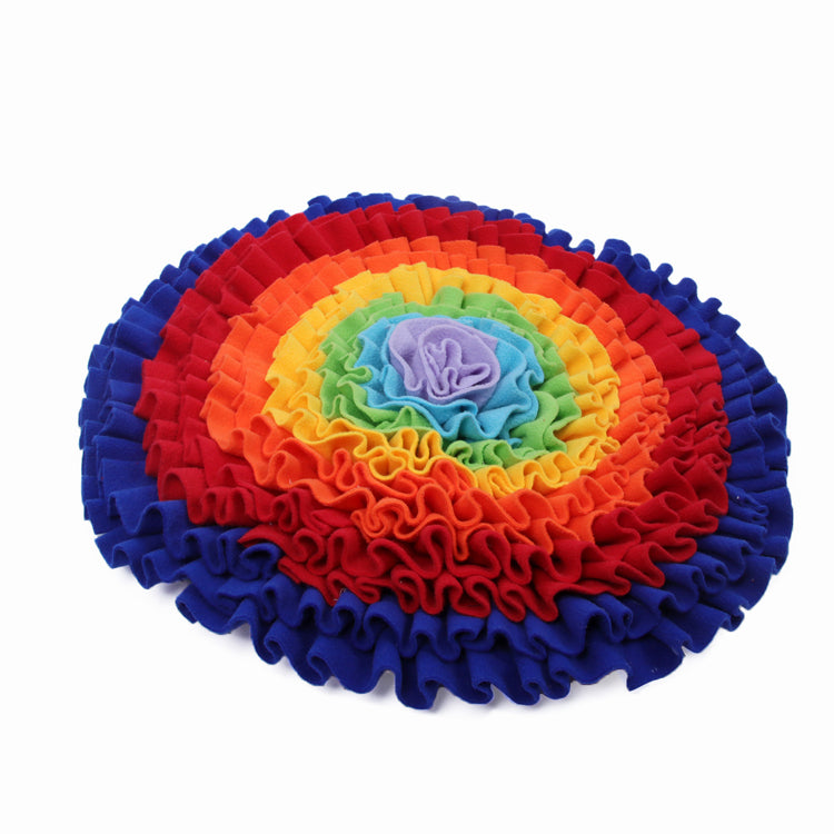 Pet Dog Snuffle Mat Nose Smell Training Sniffing Pad Dog Puzzle